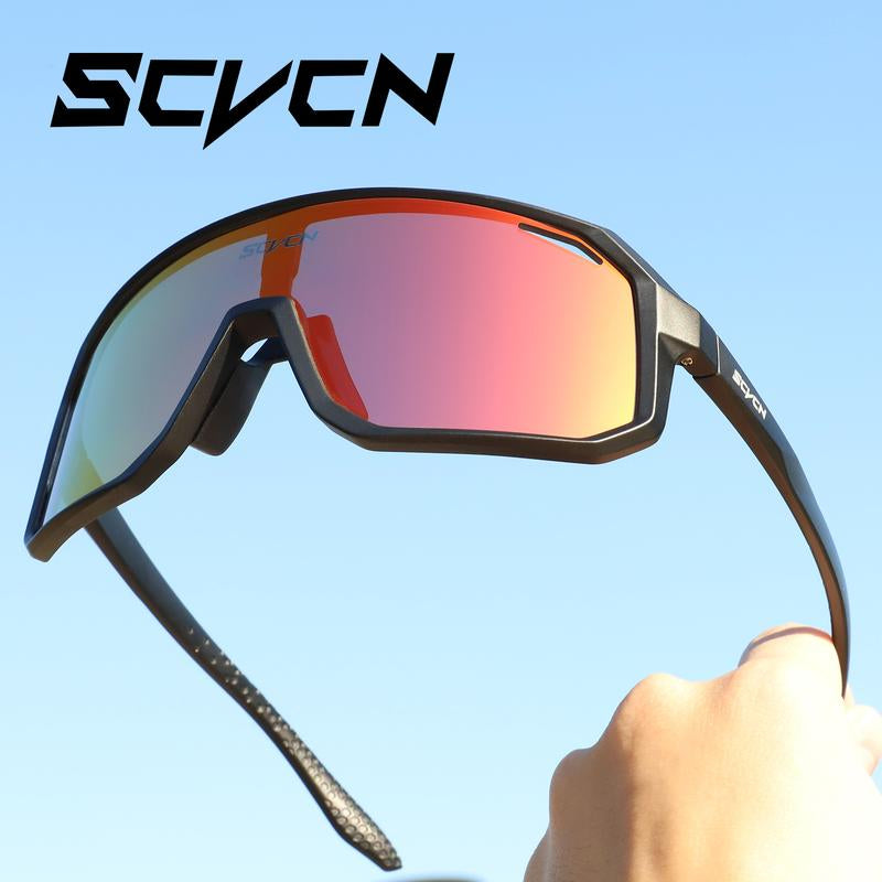 SCVCN Cycling Glasses Bike Mountain Bicycle Hiking Camping Golf UV400 Sunglasses Sport Protection Glasses for Men Women Baseball