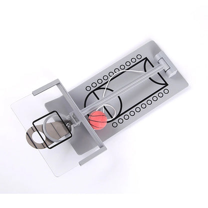 Stress Relief Toy Foldable Mini Basketball Game Office Desktop Table Basketball Birthday Gift for NBA CBA Lovers Training Toys